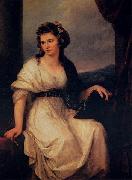 Angelica Kauffmann Self-portrait painting